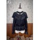 Alice Girl Little Bear Doll Wall V Neck Long Sleeve Blouse(8th Pre-Order/Full Payment Without Shipping)